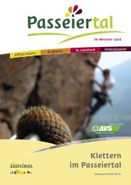 Download: Klettern im Passeiertal - Tourismusverein Passeiertal