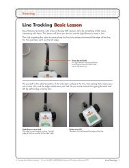 Line Tracking Basic Lesson - ROBOTC.net