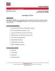 Black Magic RT-S25 Product Bulletin - Hubbard-Hall