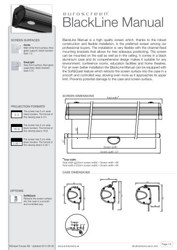 BlackLine Manual - Special-Elektronik AB