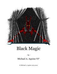 Black Magic RL - Temple of Set