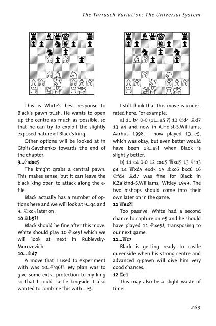 Chapter 9 The Tarrasch Variation: The Universal ... - Chess Direct Ltd