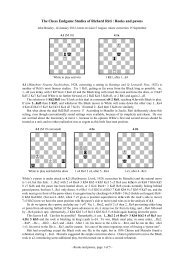 The Chess Endgame Studies of Richard Réti - JSB