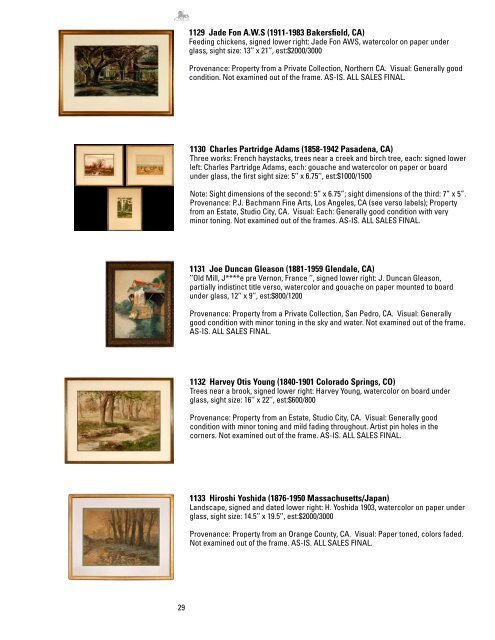 View Illustrated Catalogue Online - John Moran Auctioneers