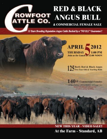 Sale Catalogue (3 MB pdf) - Crowfoot Cattle Company