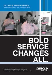 service changes all. - DieboldDirect