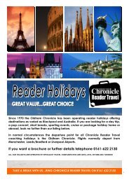 If you want a brochure or further details ... - Oldham Chronicle