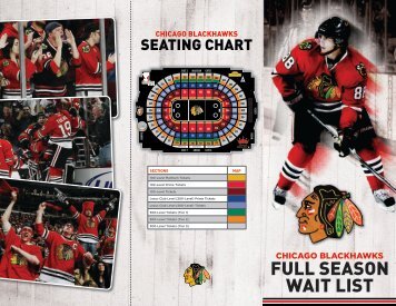 FULL SEASON WAIT LIST - Chicago Blackhawks