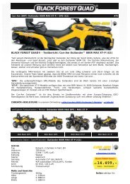 Can-Am Outlander 800R MAX XT-P / DPS (G2) - Black Forest Quad