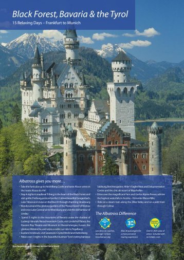 Black Forest, Bavaria & the Tyrol - Albatross Tours