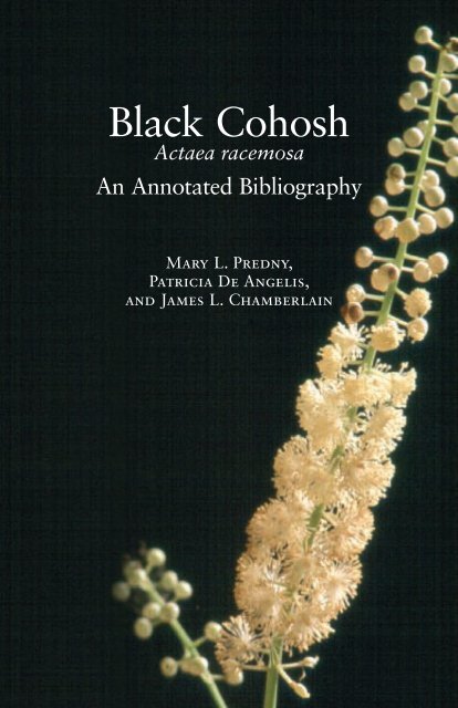 Black Cohosh - Non-Timber Forest Products