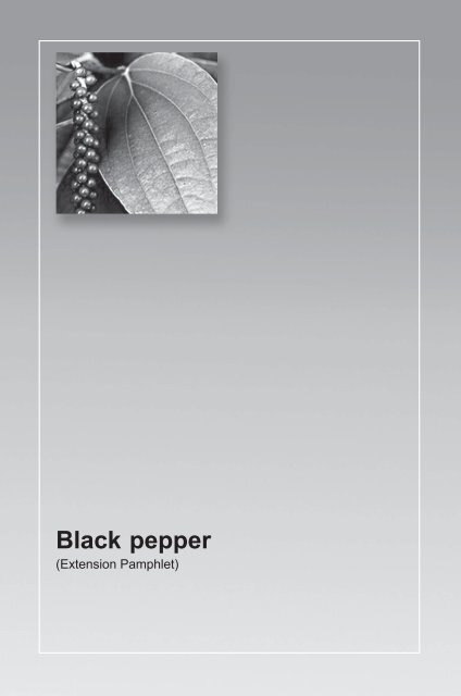 Book-Black Pepper POP.pmd - Spices Board India