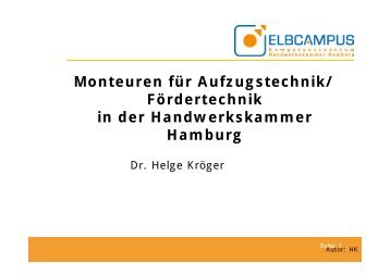 Monteuren für Aufzugstechnik/ Fördertechnik in ... - Henning GmbH