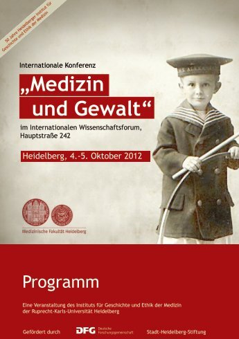 Medizin und Gewalt - Medizinische Fakultät Heidelberg - Universität ...