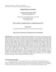 United States of America - Universal Periodic Review
