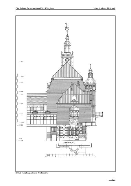 "Die Bahnhofsbauten von Fritz Klingholz", Diplomarbeit