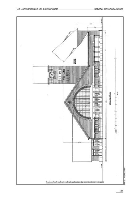 "Die Bahnhofsbauten von Fritz Klingholz", Diplomarbeit