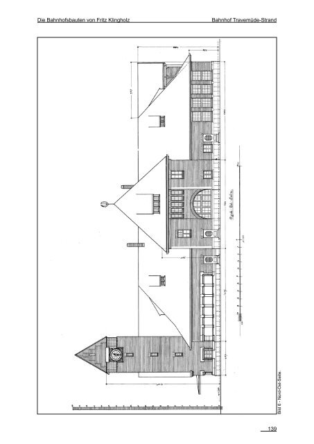 "Die Bahnhofsbauten von Fritz Klingholz", Diplomarbeit