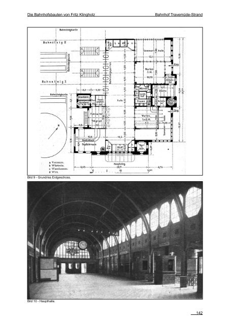 "Die Bahnhofsbauten von Fritz Klingholz", Diplomarbeit