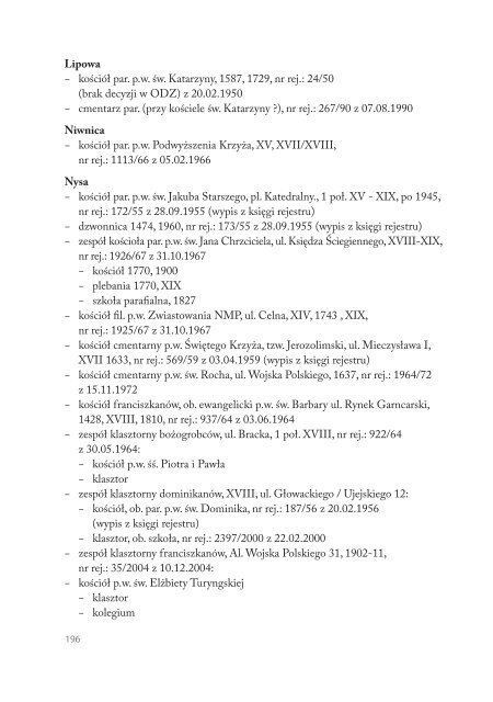 MATERIAŁY POKONFERENCYJNE Zabytki Sakralne - Starostwo ...