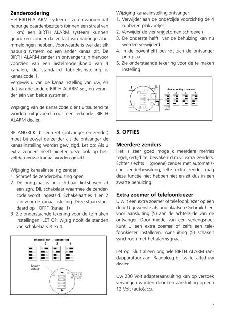 user manual - pregnant mare Birth alarm