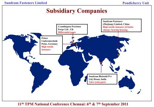 No Slide Title - Total Productive Maintenance(TPM) Club India