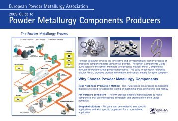 components table a3 v9.qxp - European Powder Metallurgy ...