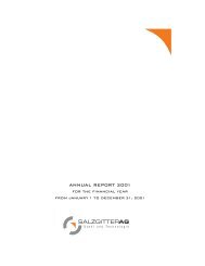 ANNUAL REPORT 2001 - Salzgitter AG