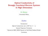 Optical Conductivity of Strongly Correlated Electrons in High ...