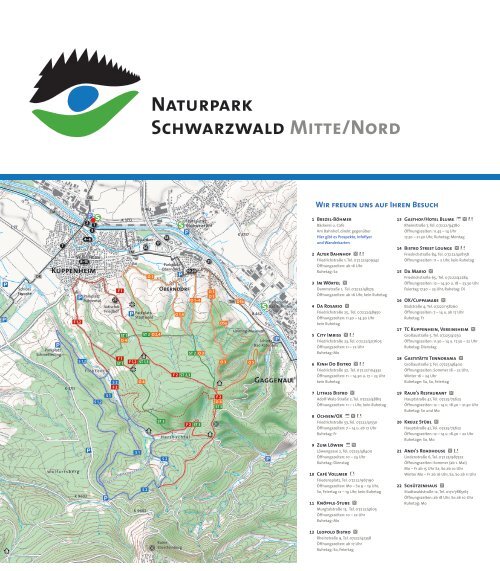 Wandern und Radeln Stadt Kuppenheim Tor zum Murgtal