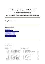 AG Nienburger Spargel u. KLV Nienburg 3 ... - Nienburg Online