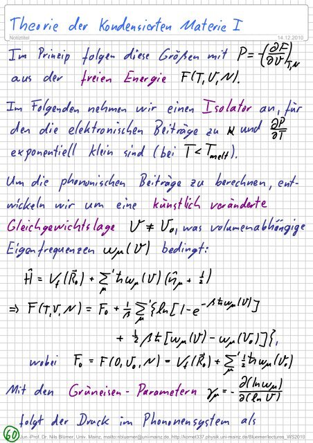 Jun.-Prof. Dr. Nils Blümer, Univ. Mainz, mailto:nbluemer@uni-mainz ...