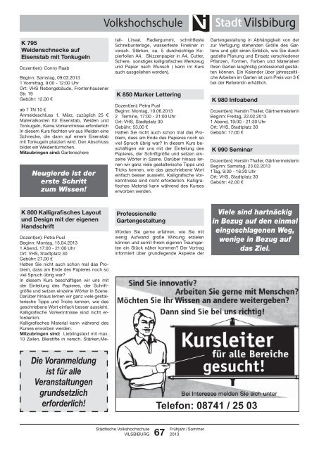 E-Mail - VHS Vilsbiburg