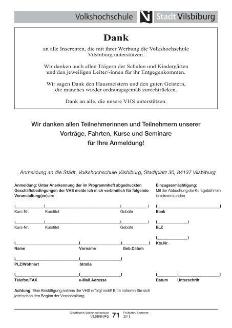 E-Mail - VHS Vilsbiburg