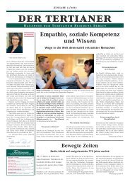 Empathie, soziale Kompetenz und Wissen - Tertianum Berlin