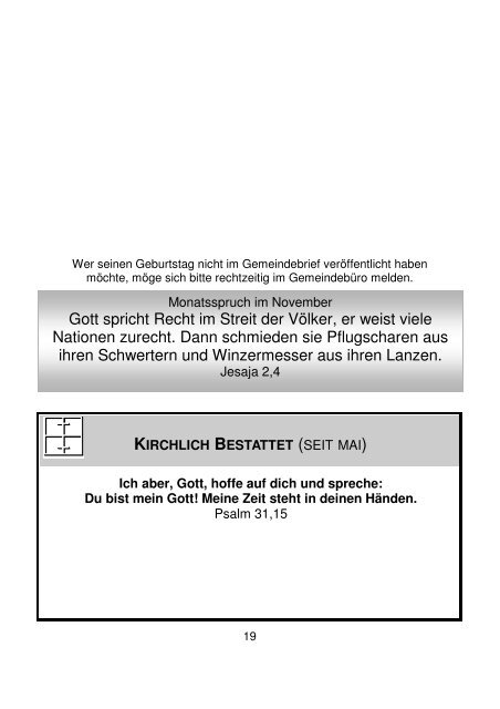 Gemeindebrief - Versöhnungsgemeinde Schwerin-Lankow