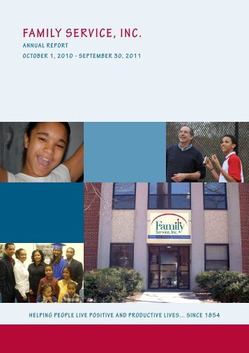 2011 Annual Report - Family Service Inc.