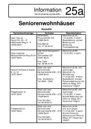 25a AÜ Seniorenwohnhäuser - Seniorenberatung Neukölln