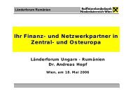 Länderforum Rumänien Warum Rumänien - Raiffeisen Club