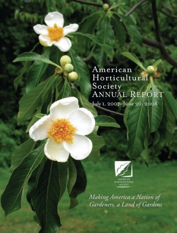 Annual Report pp.A1-A18 - American Horticultural Society