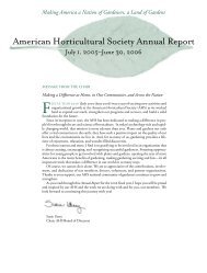 Making - American Horticultural Society