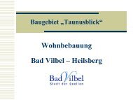 Baugebiet „Taunusblick“ - Bad Vilbel