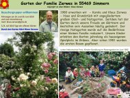 Willkommen im Garten der Familie Zerwes in Simmern