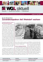 Zuwanderungsstrom ließ Rheindorf wachsen - WGL ...