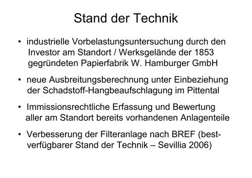 Informationsveranstaltung zur geplanten ... - Pitten