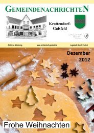 Gemeindezeitung Dezember 2012 - Gemeinde Krottendorf-Gaisfeld