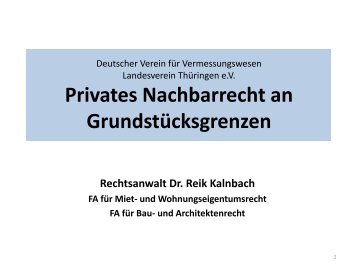 Deutscher Verein für Vermessungswesen Landesverein ... - DVW