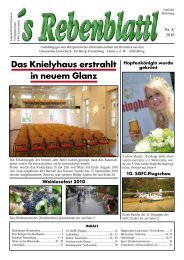 Rebenblatt´l 3/2010