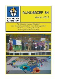 RUNDBRIEF 84 - Kindergottesdienst in der Pfalz