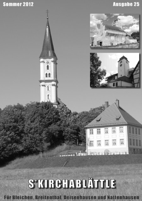 Kirchablättle 2012 - KirchenNews